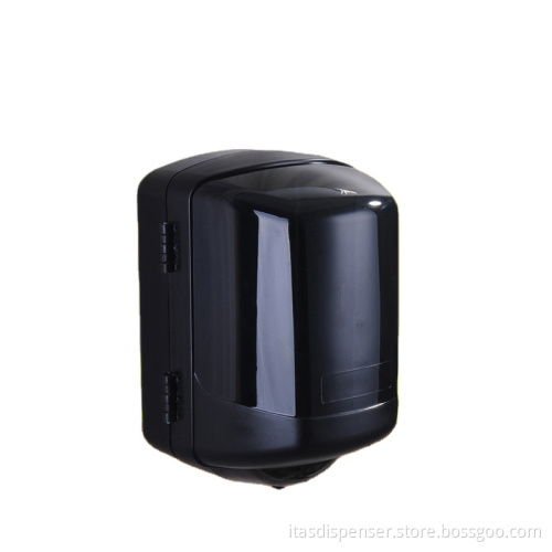 Wall-Mounted ABS Plastic Center Pull Towel Dispenser with Lock